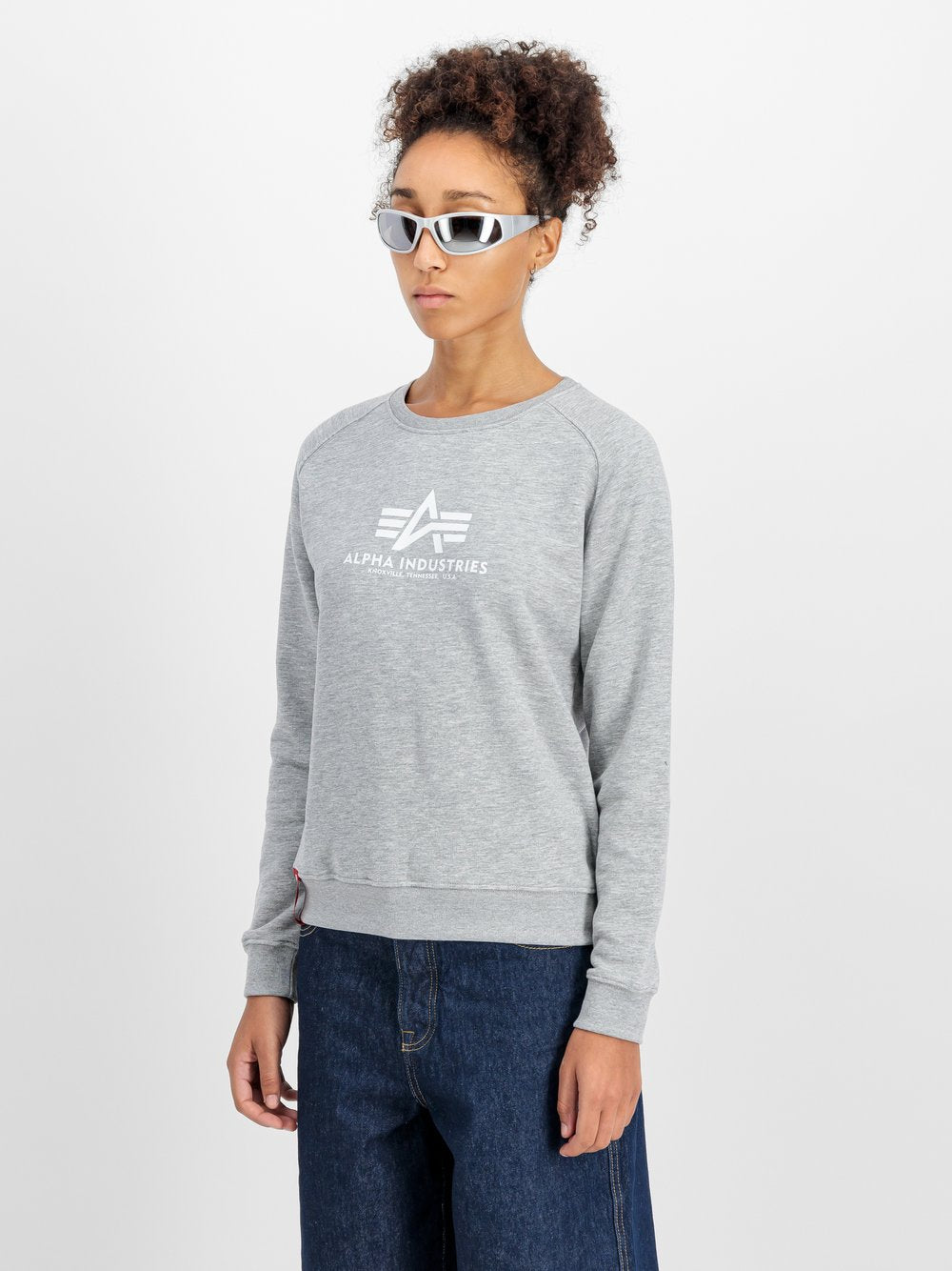 Alpha Industries Sweatshirt Damen Baumwolle bedruckt