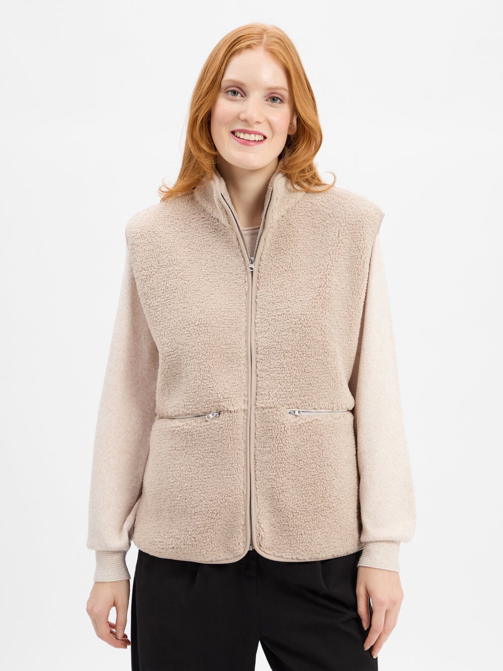 Marie Lund Teddyfell-Weste Damen