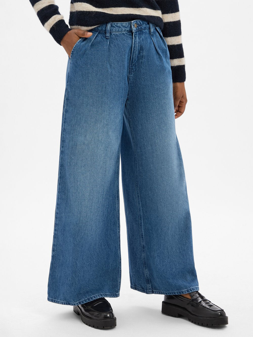 Joop Jeans Wide Fit Jeans Damen Baumwolle