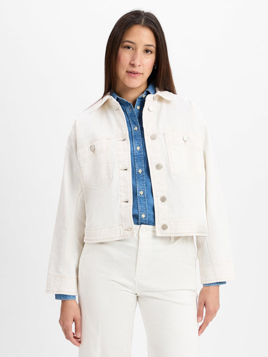 Opus Jeansjacke Damen Baumwolle