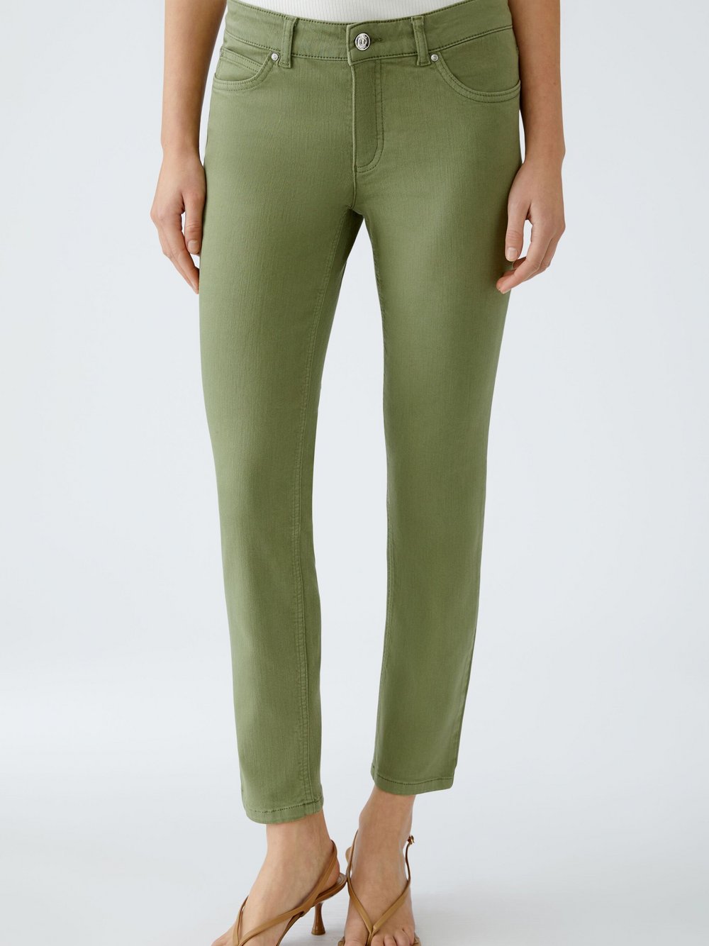 Oui Jeggings Damen Baumwolle
