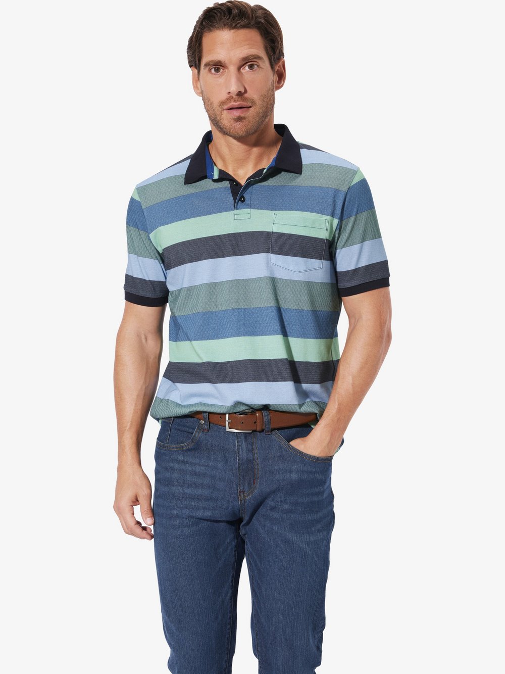 BABISTA 3 tlg. Schlafanzug Herren Baumwolle kariert