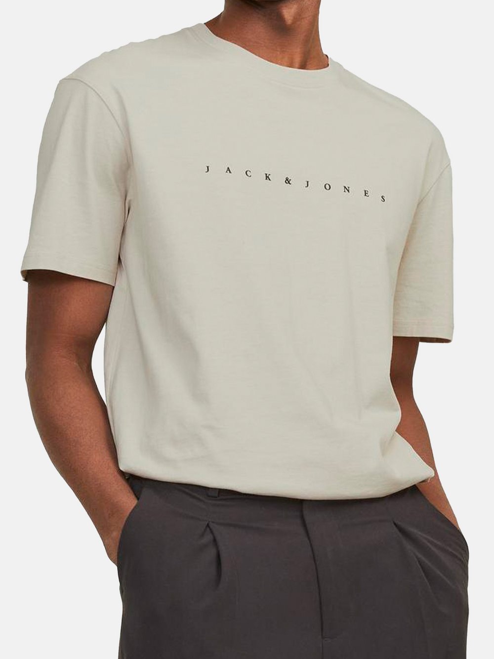 Jack & Jones T-Shirt Herren Baumwolle gemustert