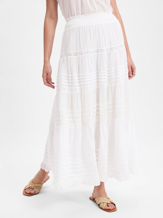 Neo Noir Maxirock Damen Baumwolle