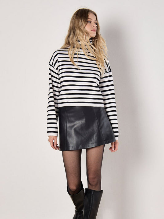 Apricot Pullover Damen Viskose gemustert