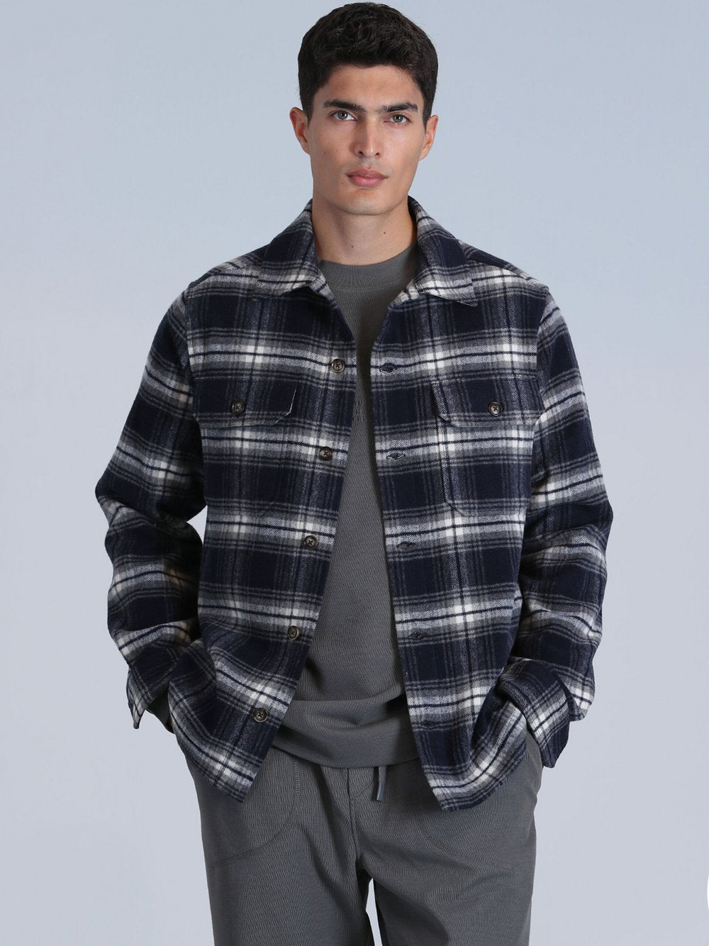 Lufian Hemd Herren Slim Fit kariert