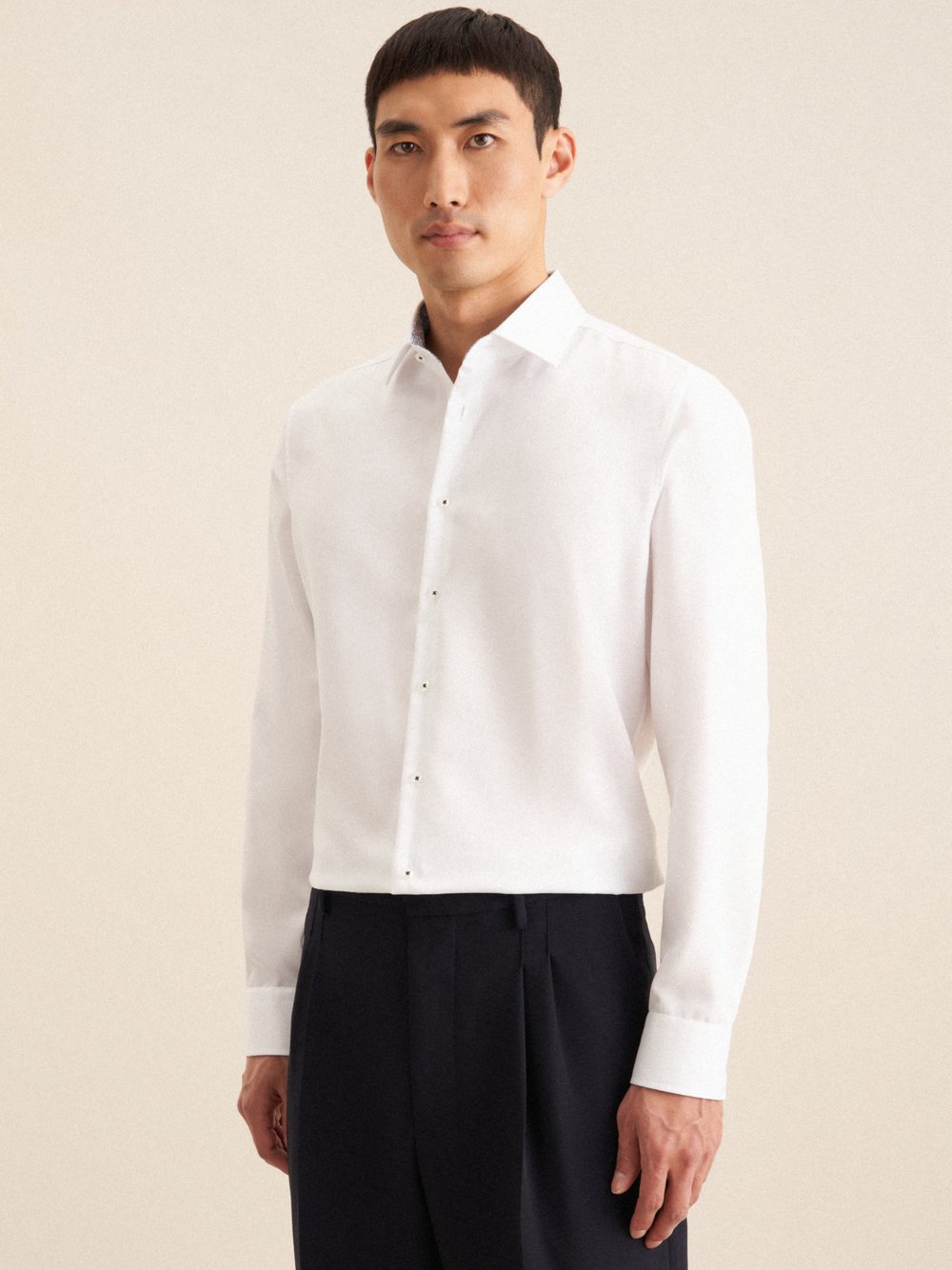 Seidensticker Business Hemd Herren Super Slim Fit Baumwolle gestreift