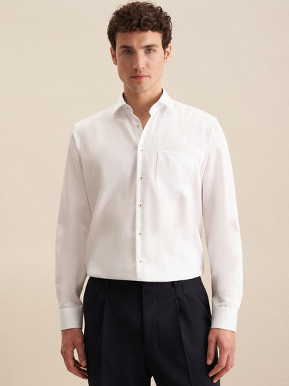 Seidensticker Business Hemd Herren Super Slim Fit Baumwolle gestreift