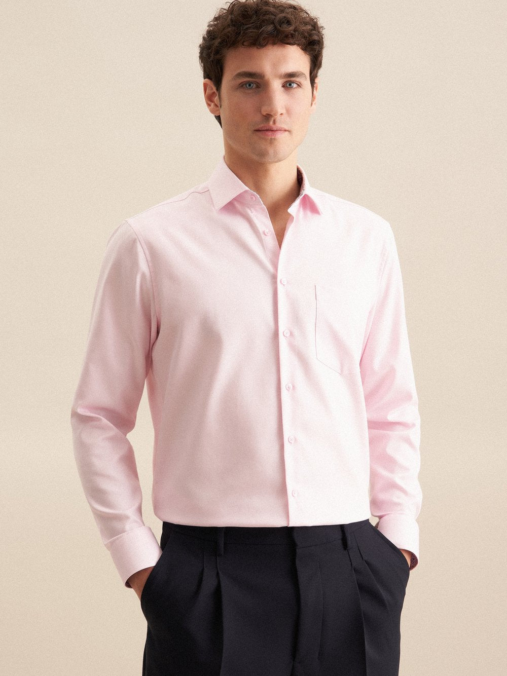 Seidensticker Business Hemd Herren Super Slim Fit Baumwolle gestreift