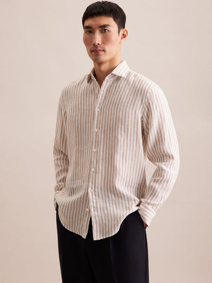 Seidensticker Business Hemd Herren Super Slim Fit Baumwolle gestreift