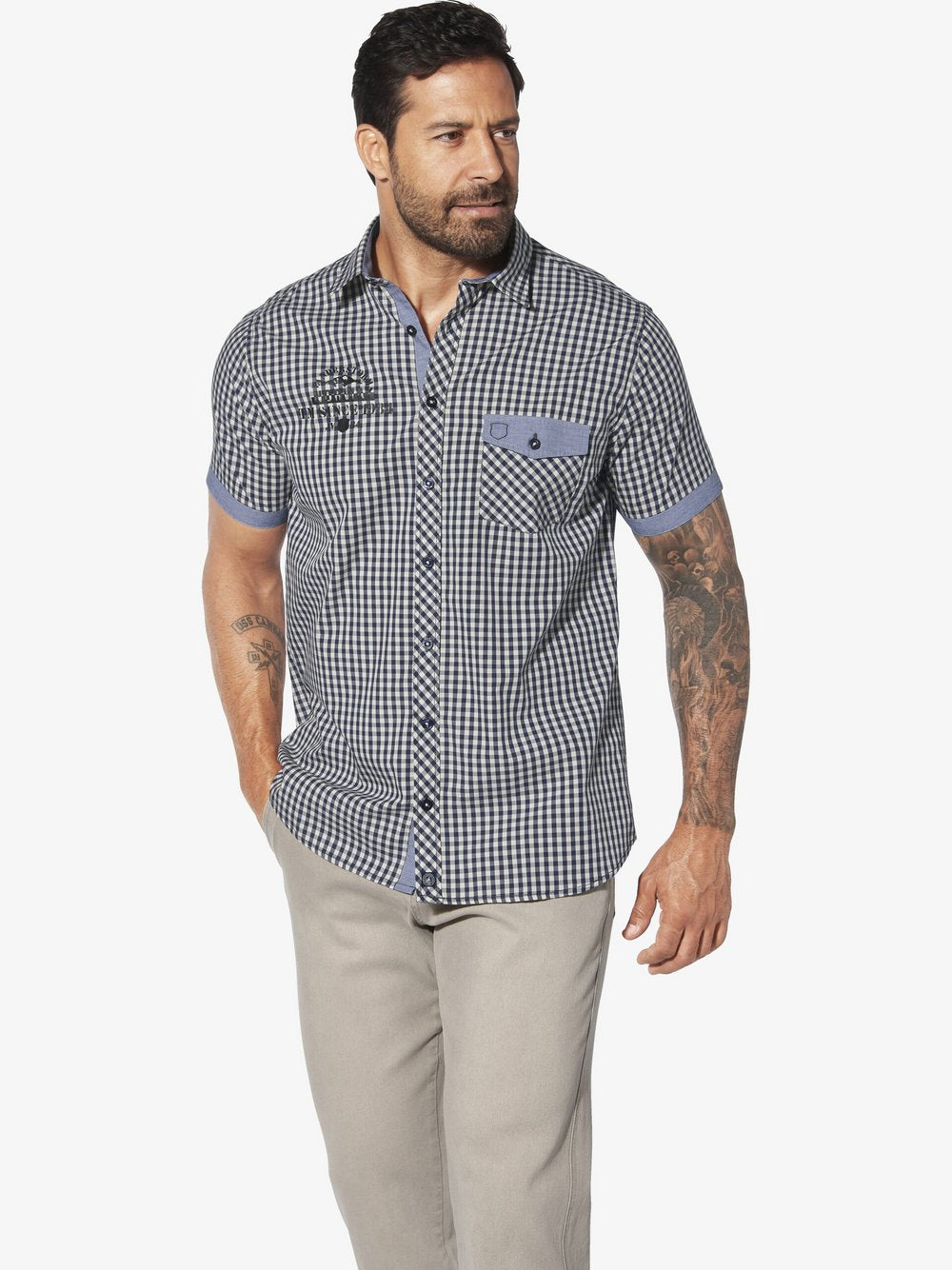 Jan Vanderstorm Tiefbundhose Herren Baumwolle