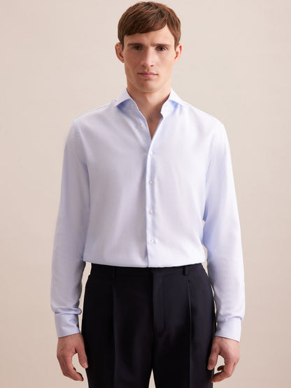 Seidensticker Business Hemd Herren Super Slim Fit Baumwolle gestreift