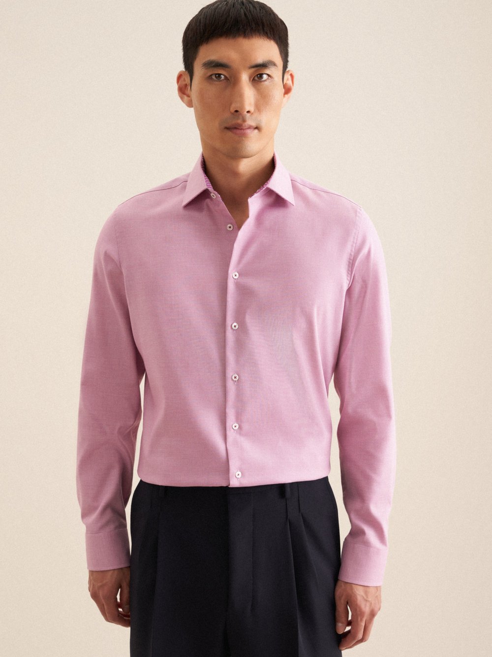 Seidensticker Business Hemd Herren Super Slim Fit Baumwolle gestreift