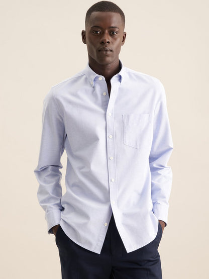 Seidensticker Business Hemd Herren Super Slim Fit Baumwolle gestreift