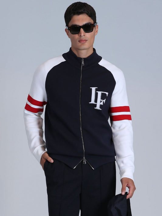 Lufian Strickjacke Herren bedruckt