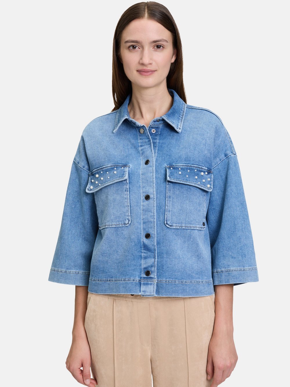Betty & Co Jeansjacke Damen Baumwolle