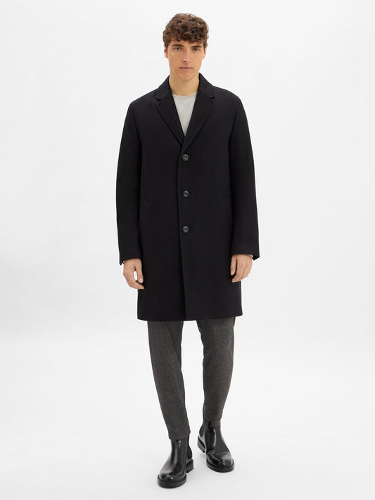 HUGO Wollmantel Herren Schurwolle