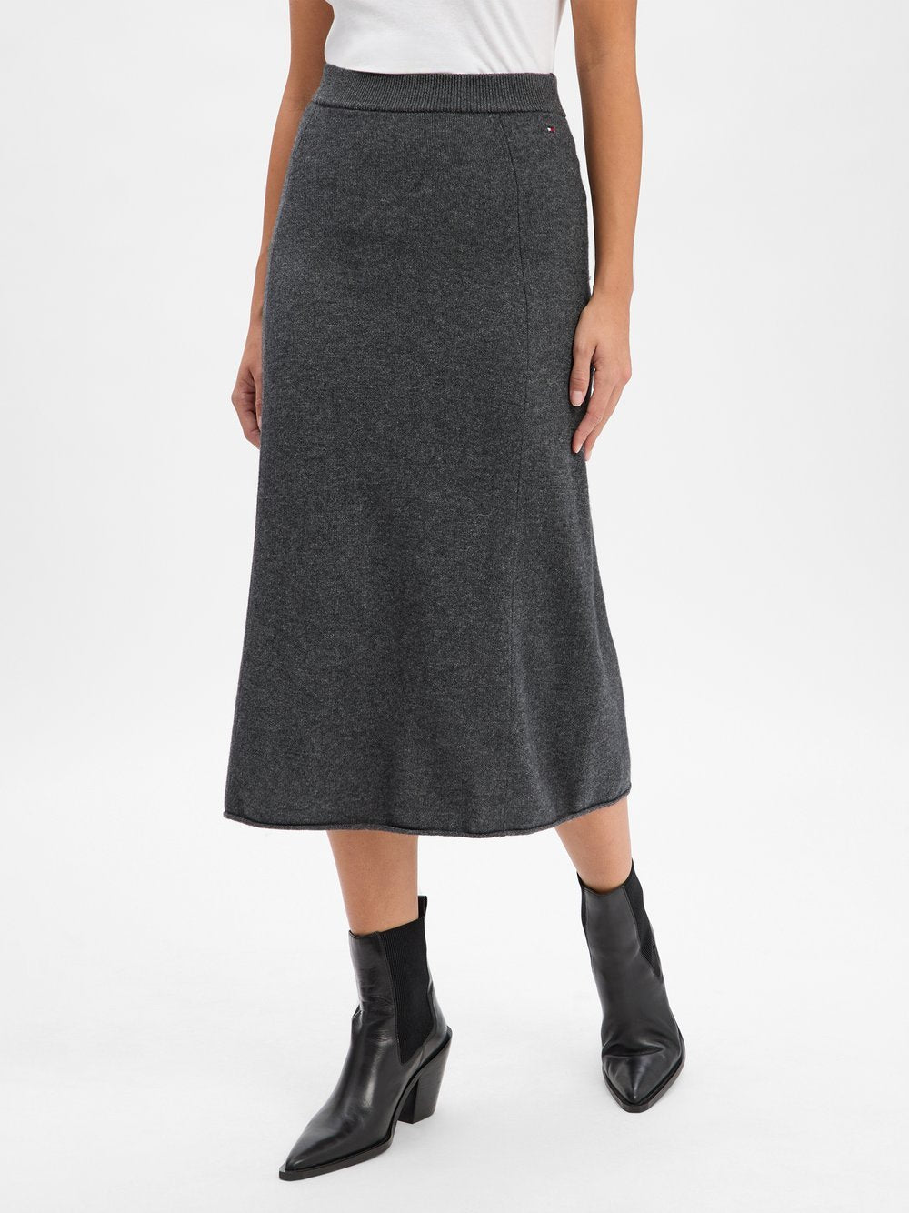 Tommy Hilfiger Strickrock aus Wolle Damen meliert