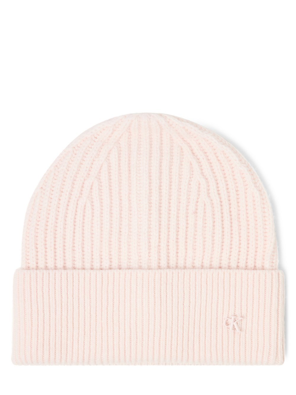 Calvin Klein Strickmütze Damen Lambswool meliert