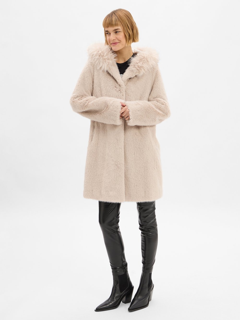 Marc Cain Kunstfellmantel Damen