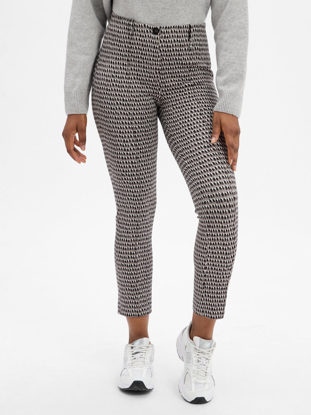 Marc Cain Jersey-Röhrenhose Damen gemustert