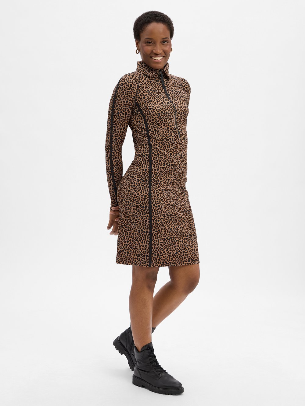 Marc Cain Kleid Damen Baumwolle bedruckt