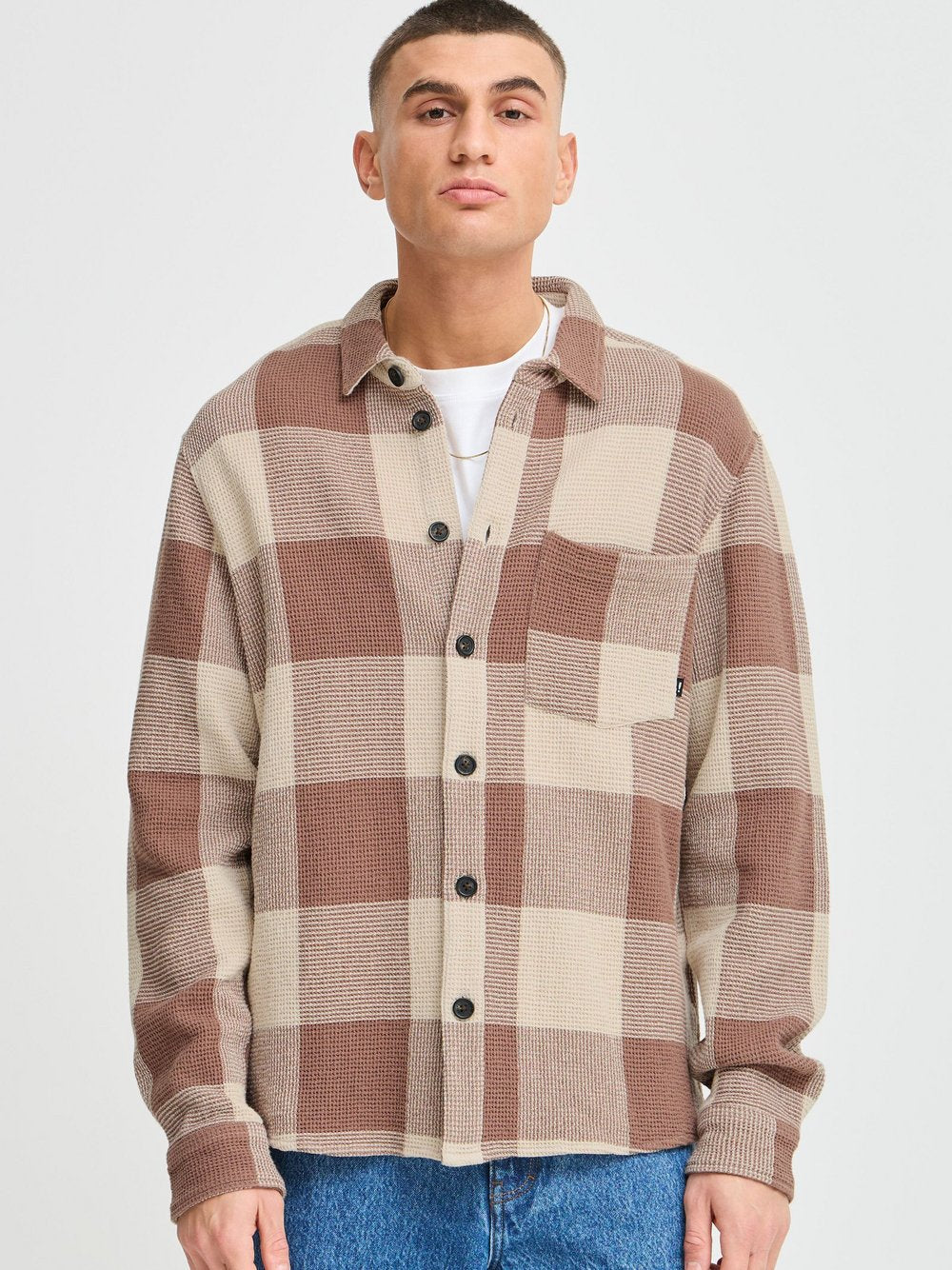 BLEND Langarmhemd Herren Regular Fit