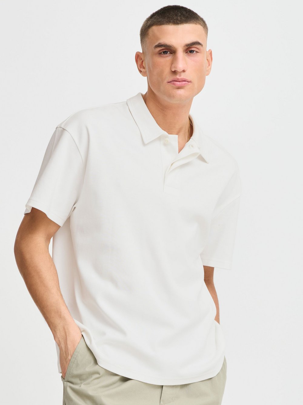 BLEND Poloshirt Herren Baumwolle