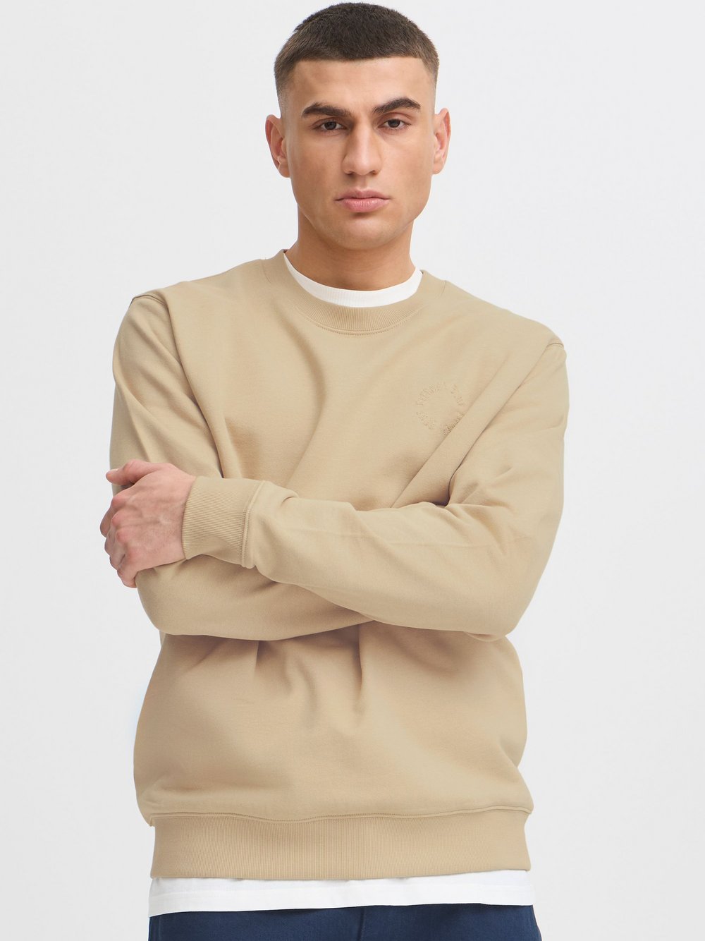 Solid Sweatshirt Herren Baumwolle bedruckt