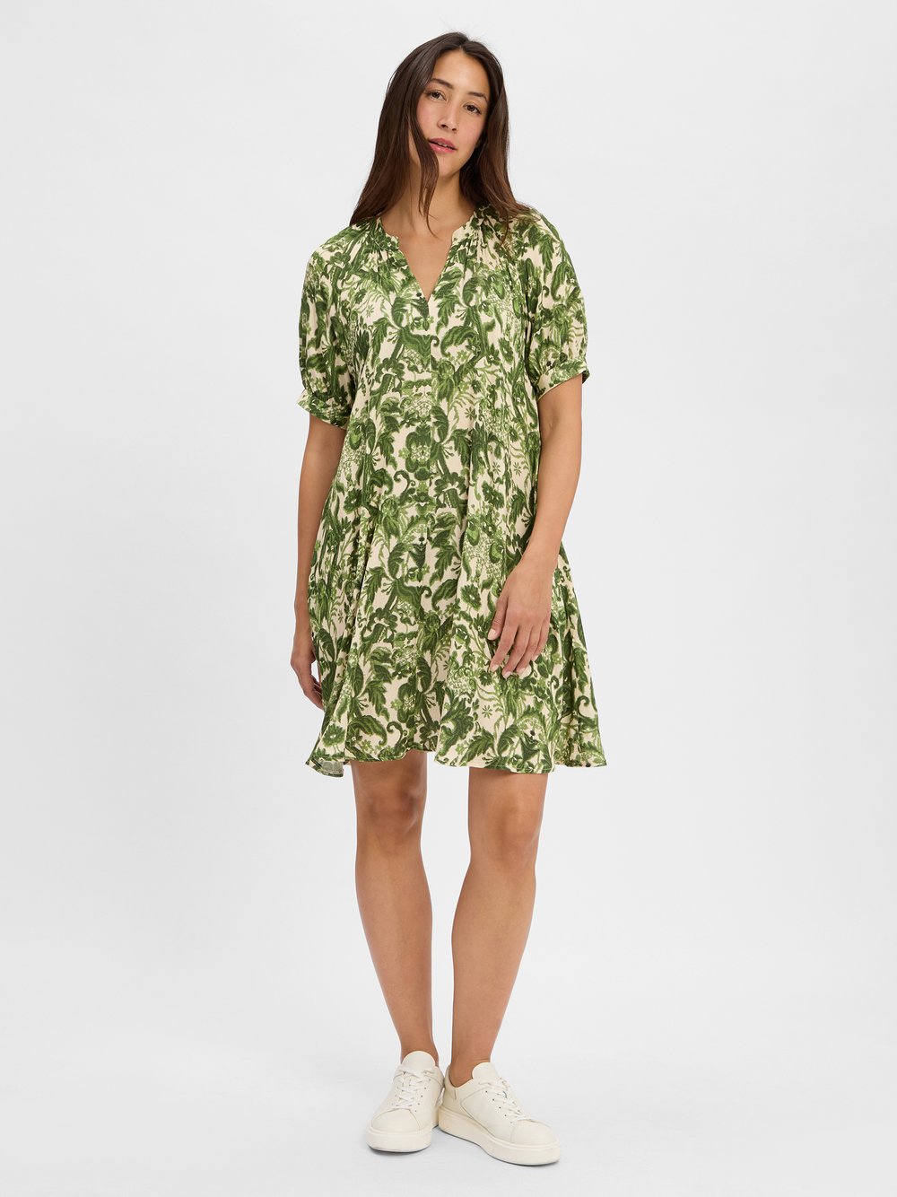 Marie Lund Sommerkleid Damen Viskose gemustert