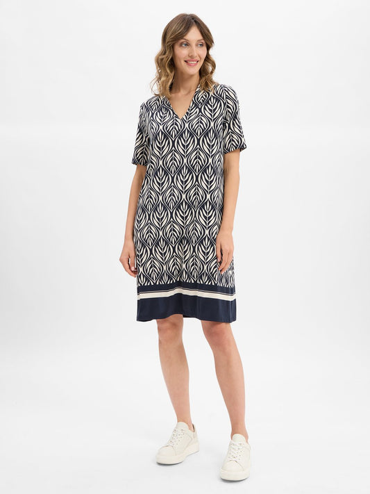 s.Oliver LABEL Stretchkleid Damen gemustert