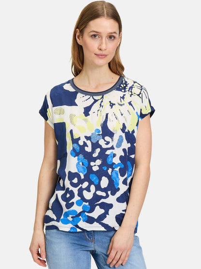 Betty Barclay Blusenshirt Damen Viskose gemustert