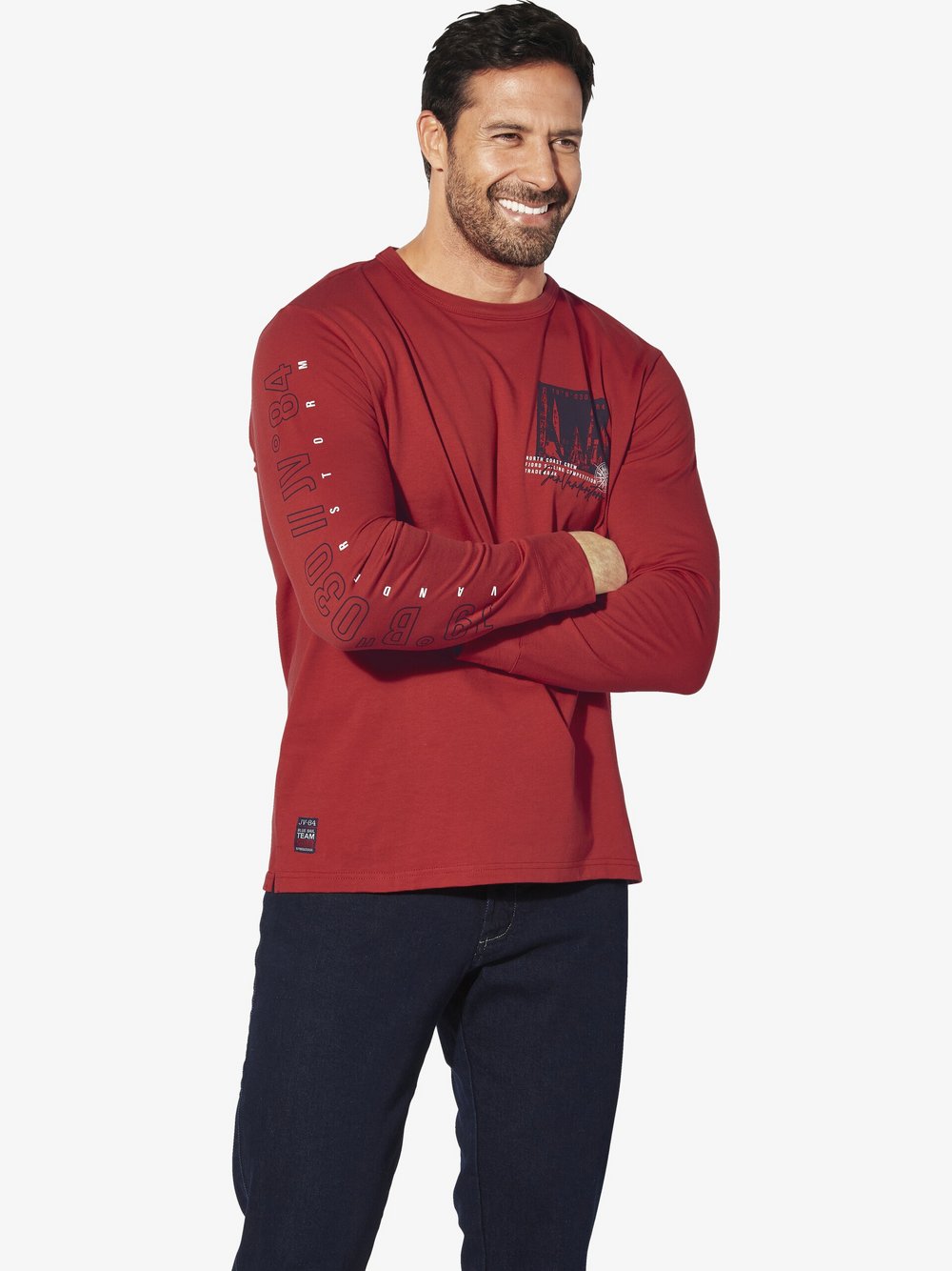 Jan Vanderstorm Tiefbundhose Herren Baumwolle