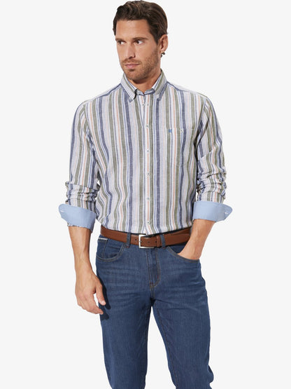 BABISTA 3 tlg. Schlafanzug Herren Baumwolle kariert