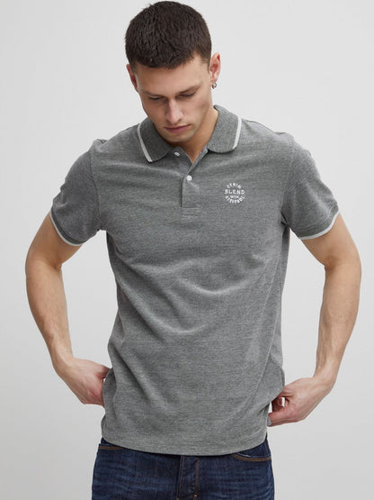 BLEND Poloshirt Herren Baumwolle