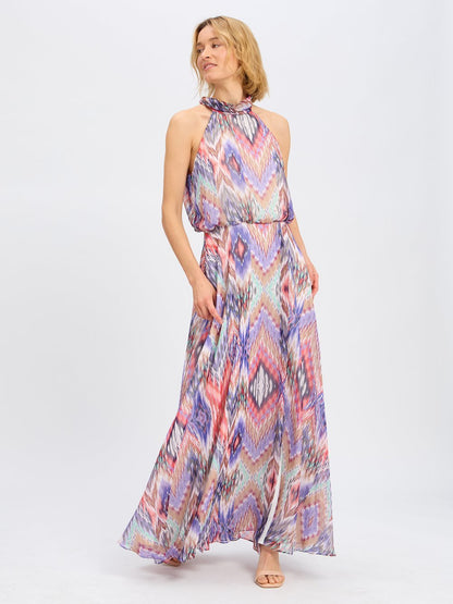 Swing Abendkleid Damen gemustert