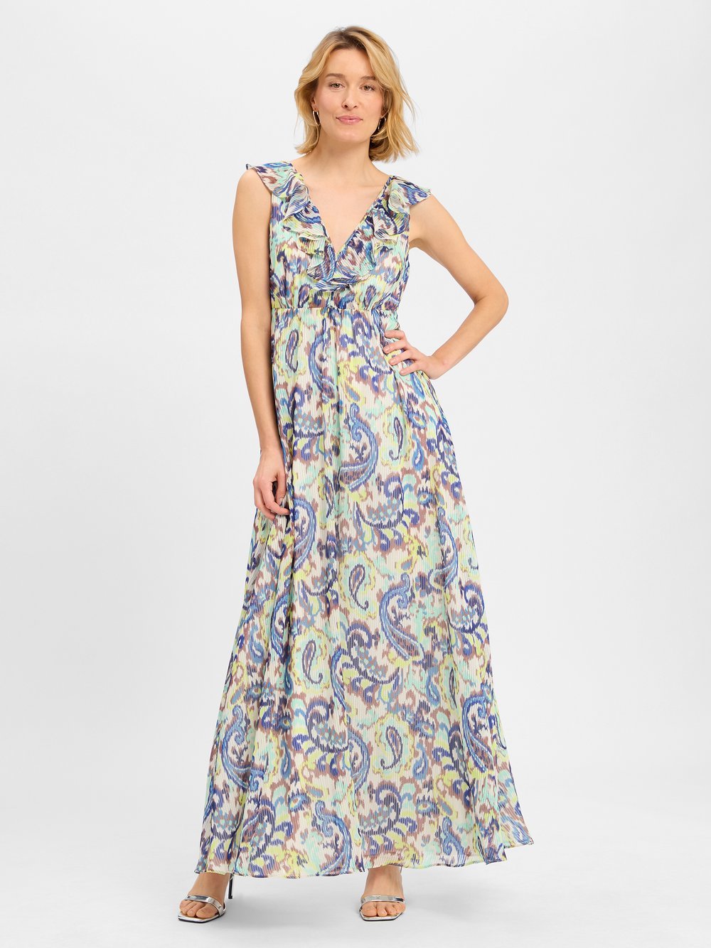 Swing Abendkleid Damen gemustert