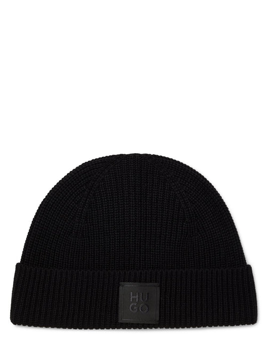 HUGO Strickmütze Damen Schurwolle