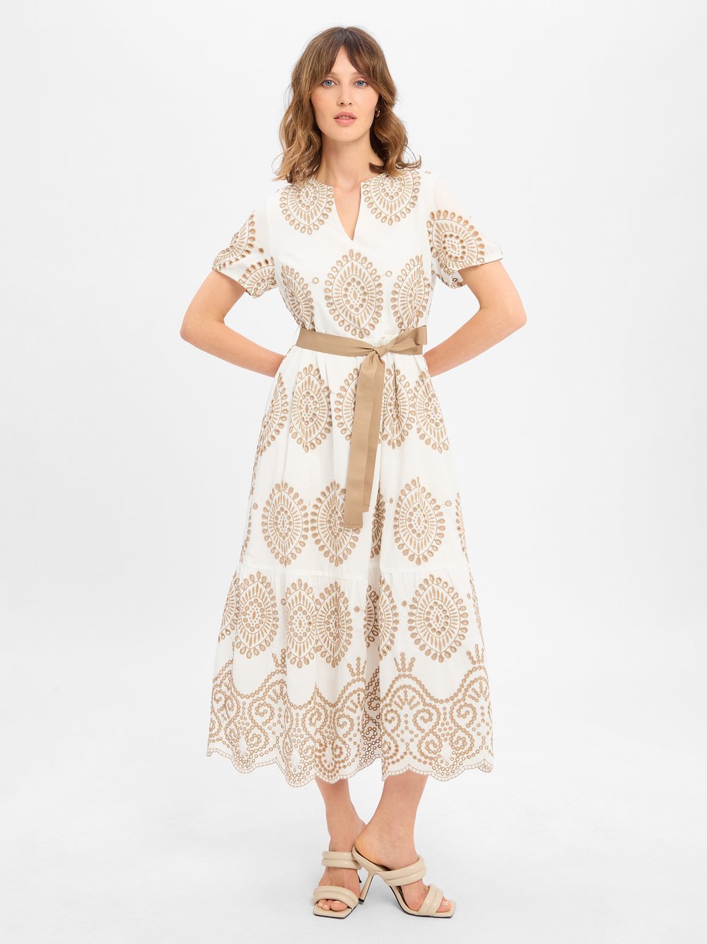 More & More Kleid Damen Baumwolle gemustert