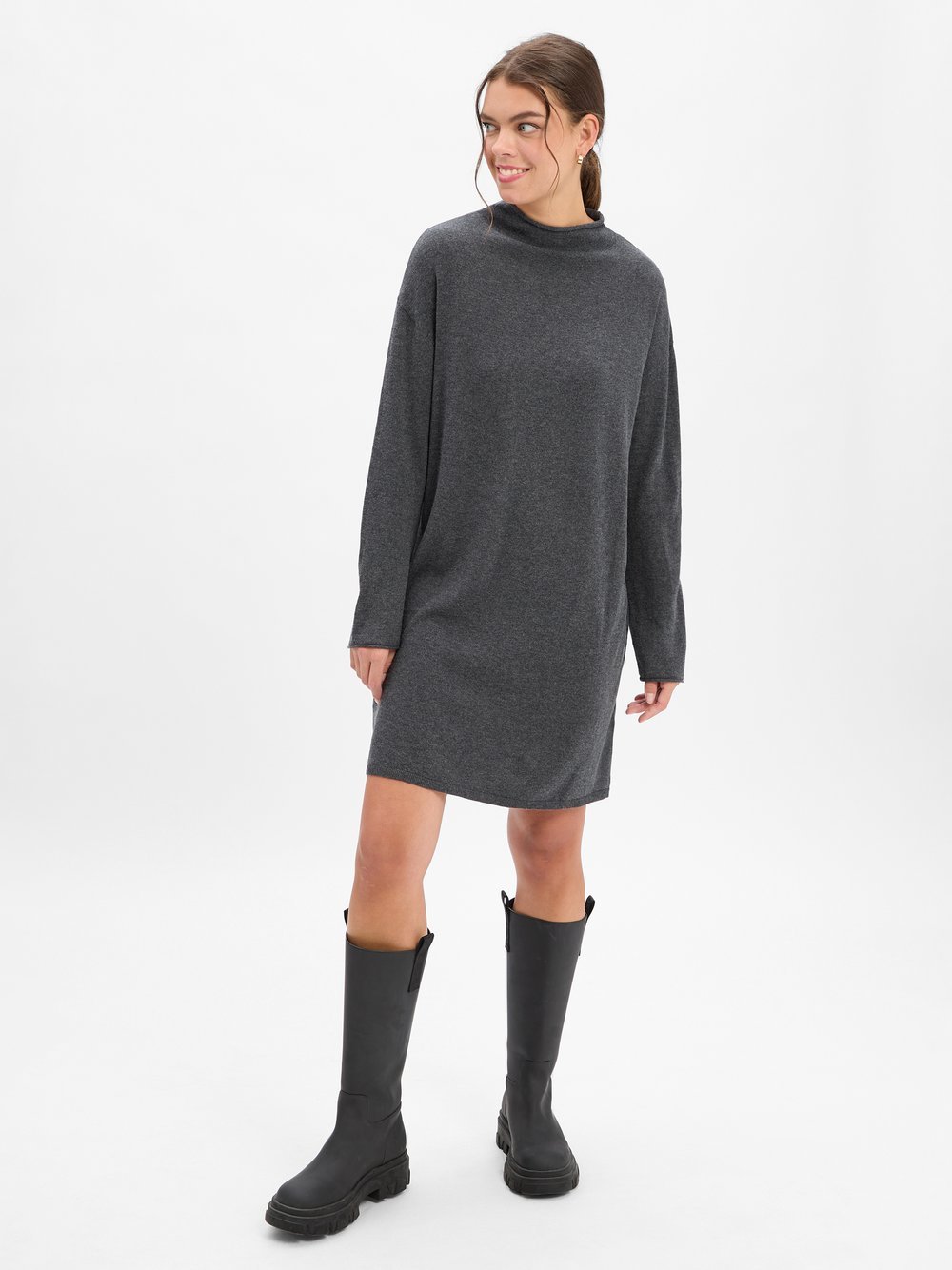 Marc O'Polo Strickkleid mit Woll-Anteil Damen Schurwolle meliert