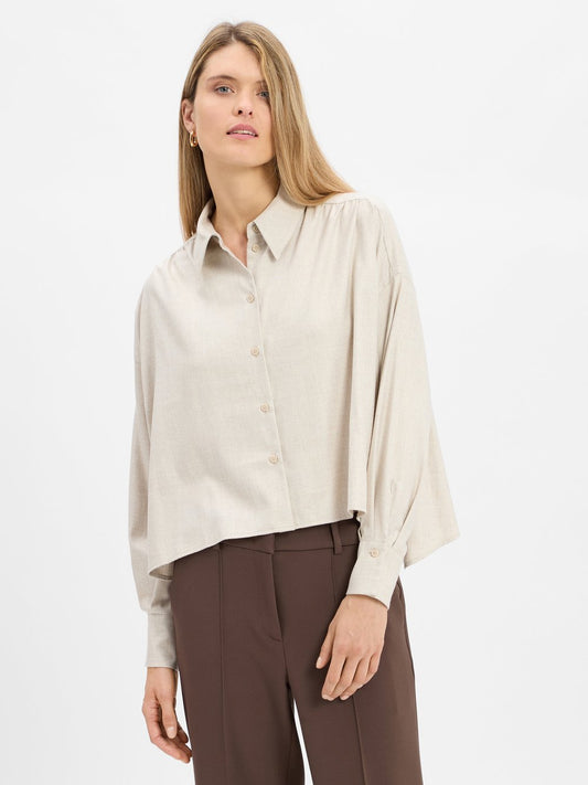 Drykorn Oversize-Bluse Damen meliert