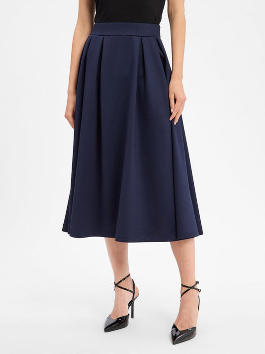 Rich & Royal A-Linien-Rock Damen Viskose meliert