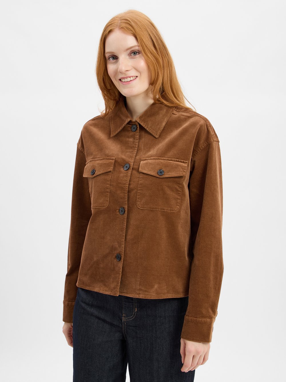 Marc O'Polo Cordjacke Damen Baumwolle