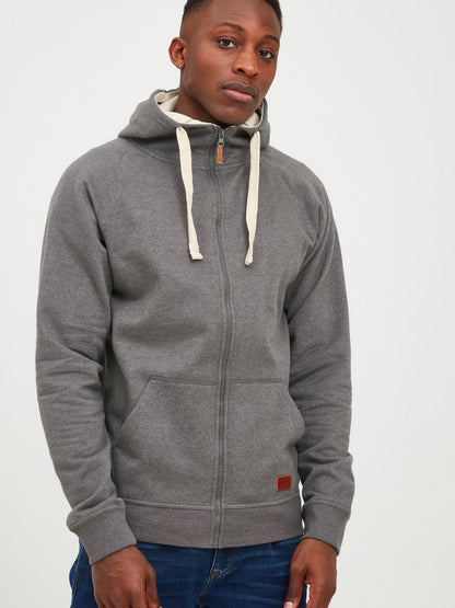 BLEND Kapuzensweatjacke Herren Baumwolle