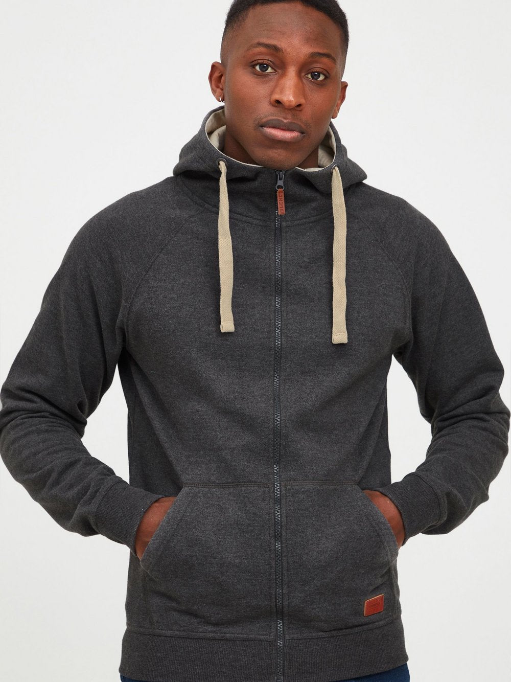 BLEND Kapuzensweatjacke Herren Baumwolle