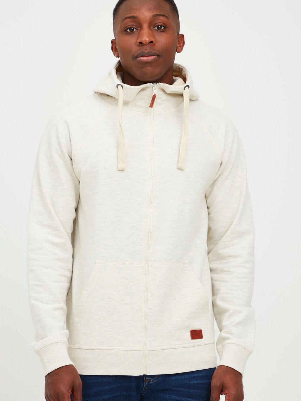 BLEND Kapuzensweatjacke Herren Baumwolle