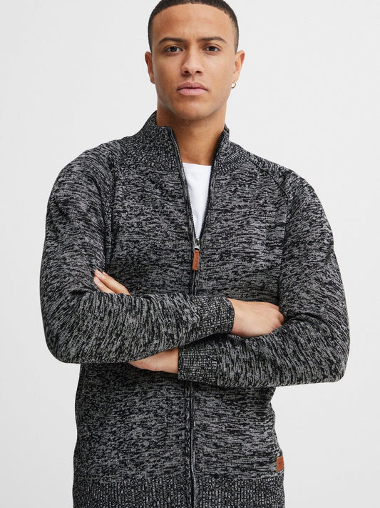 BLEND Cardigan Herren Baumwolle gemustert
