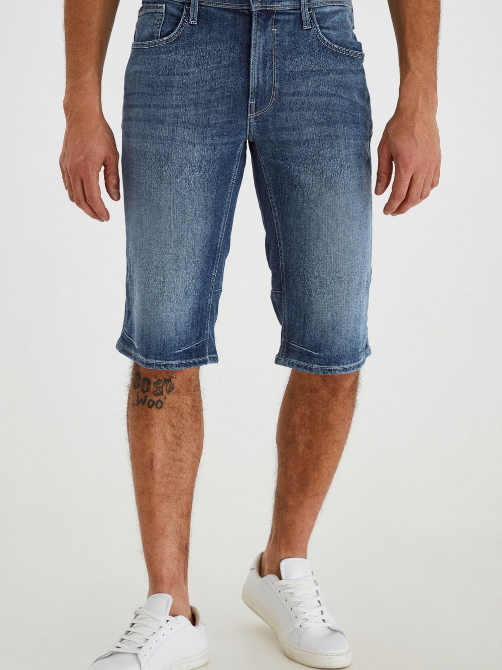 BLEND Jeansshorts Herren Baumwolle