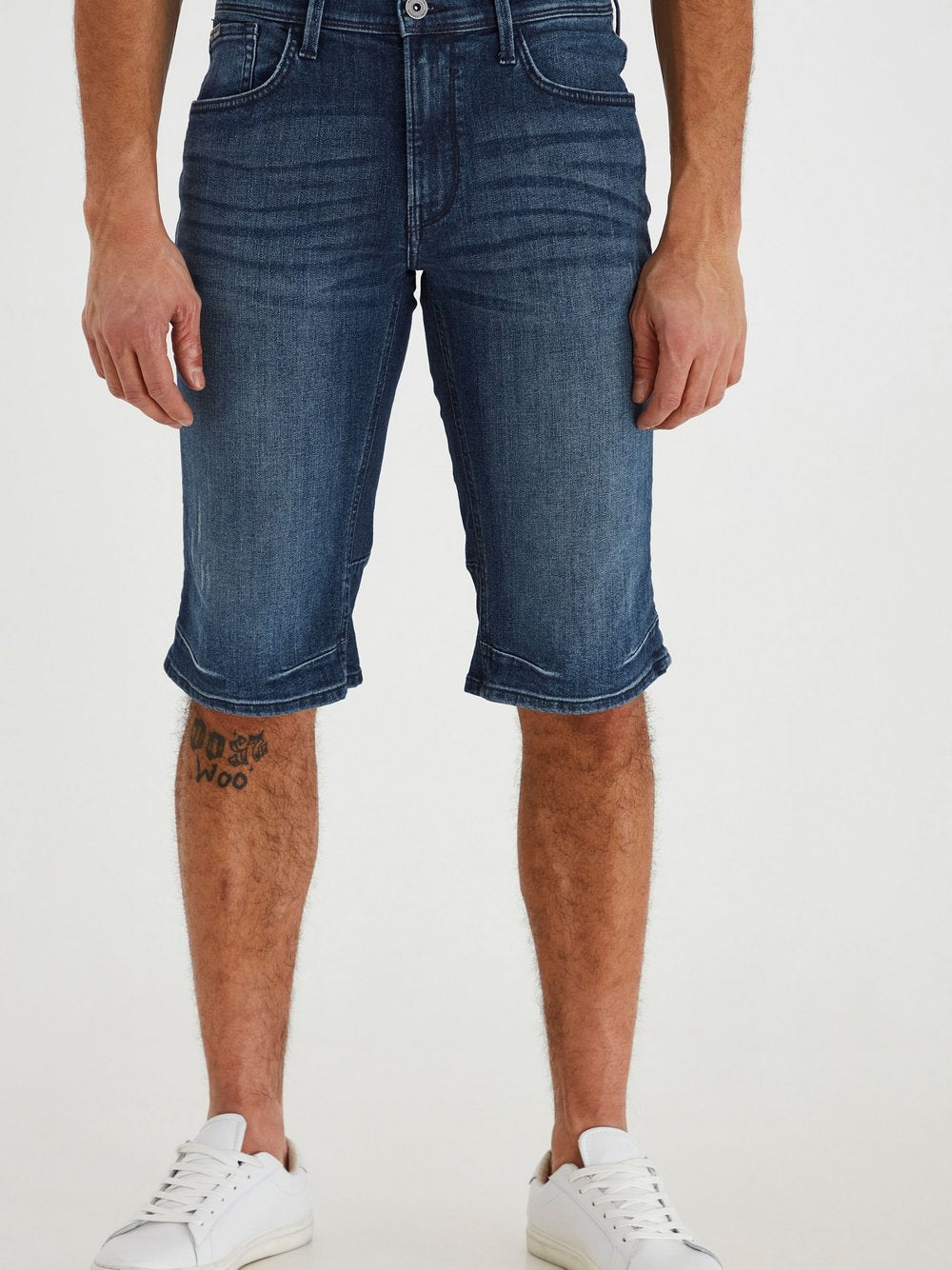 BLEND Jeansshorts Herren Baumwolle