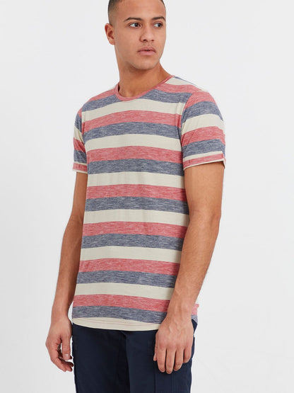 BLEND T-Shirt Herren Baumwolle gemustert